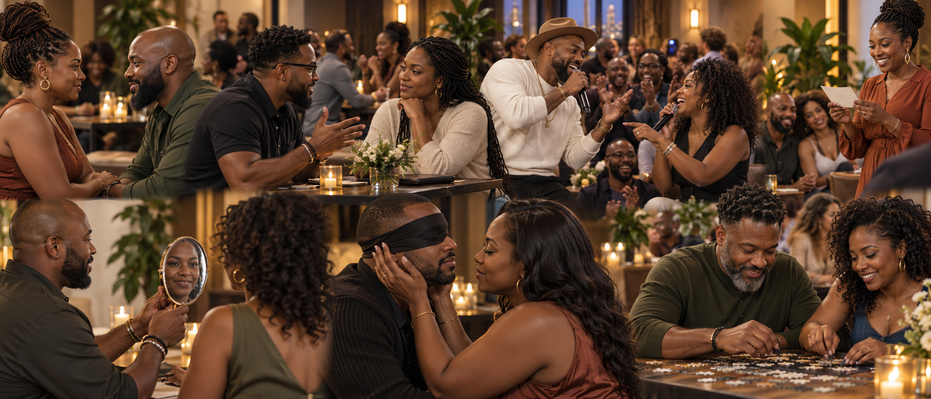Couples at a Love Remix experience